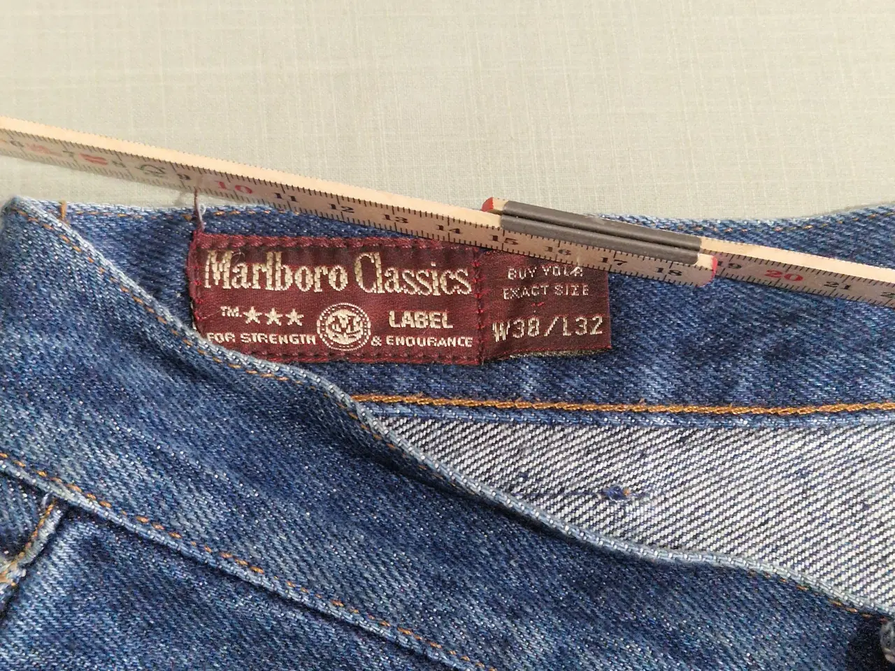 Billede 1 - Marlboro Classics blå jeans, størrelse W38/L32