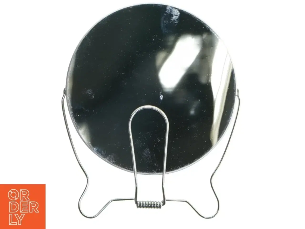 Billede 2 - Rundt spejl med metalstativ (str. Ø 16,5 cm)