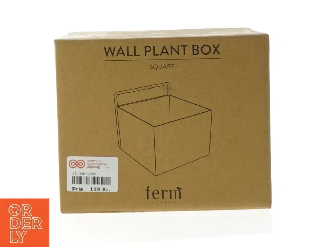Billede 1 - Væg plantekasse fra ferm living (str. 15x15x11 cm)