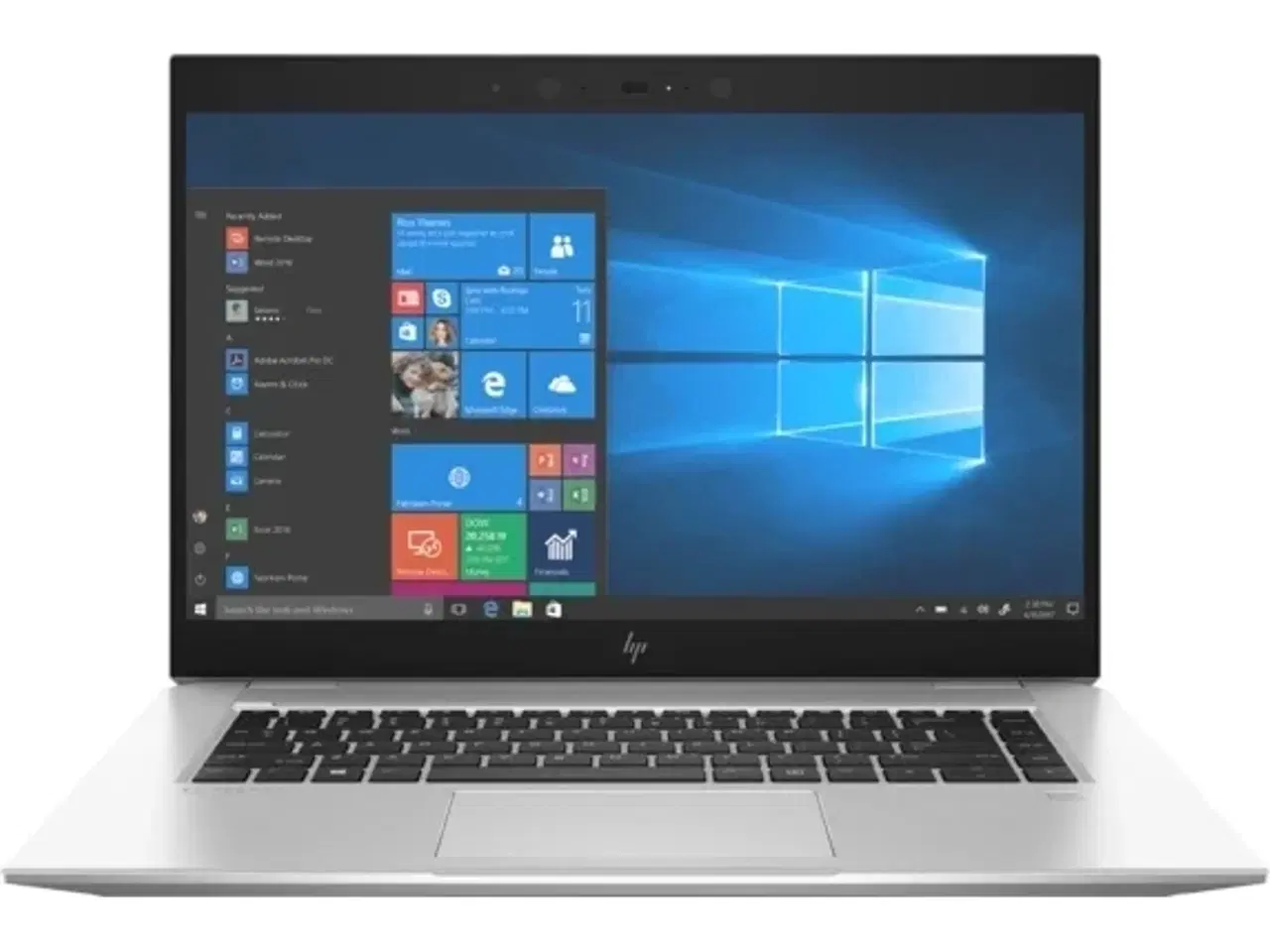 Billede 1 - HP EliteBook 1050 G1 15" - Intel i7 8850H 2,6GHz 512GB NVMe 32GB + NVidia GTX 1050 Win11 Pro - Grade B
