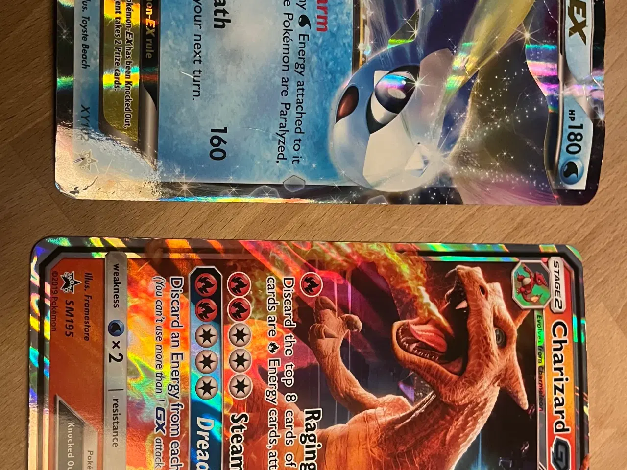 Billede 2 - 2 jumbo pokemon kort og 3 mønter