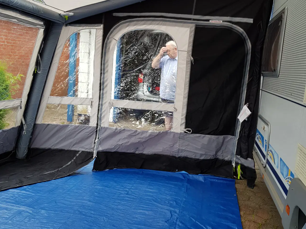 Billede 2 - Kampa lufttelt mrk. grande 390 +tilbygning