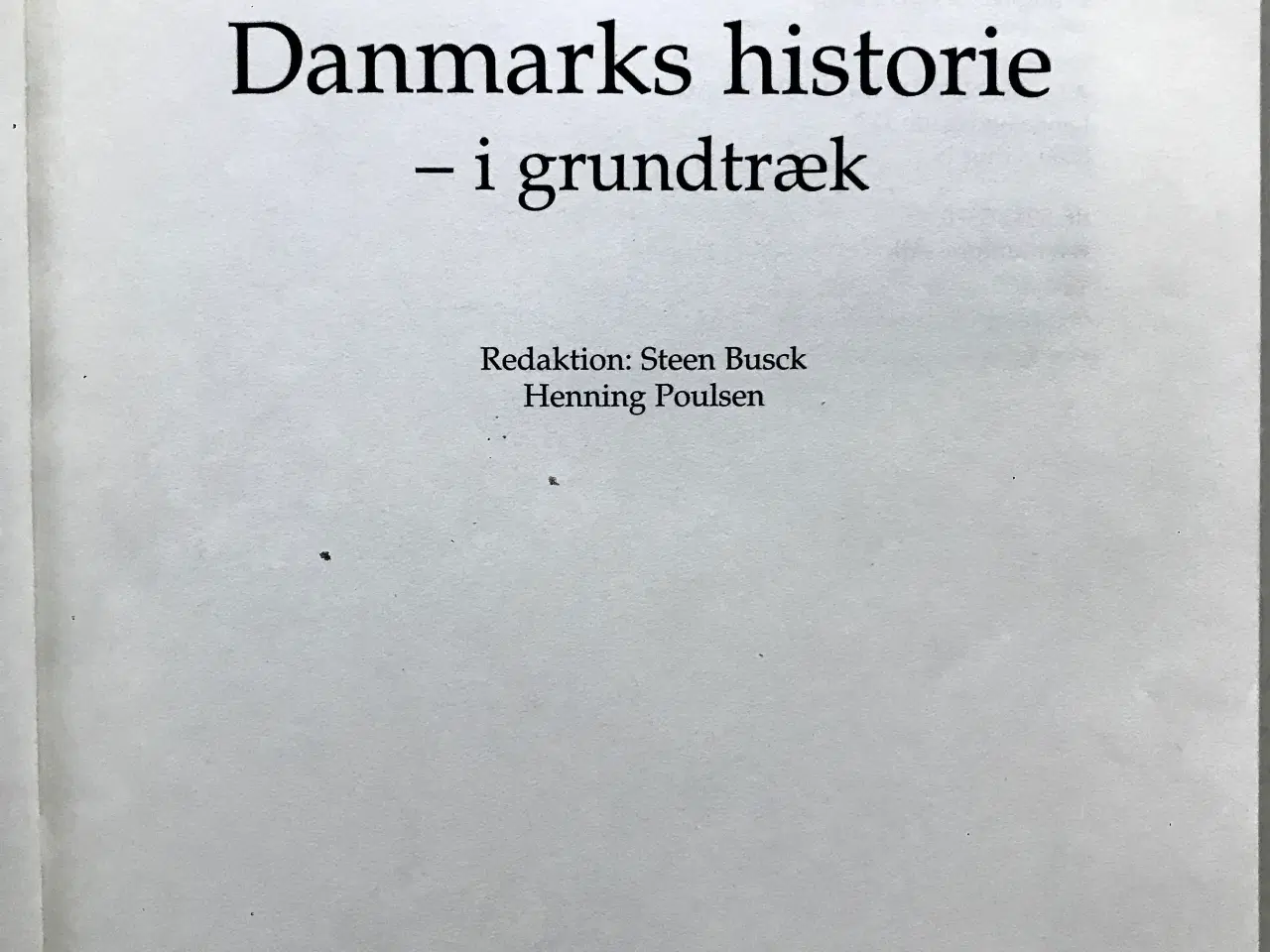 Billede 3 - Danmarks Historie i Grundtræk, 2. udgave