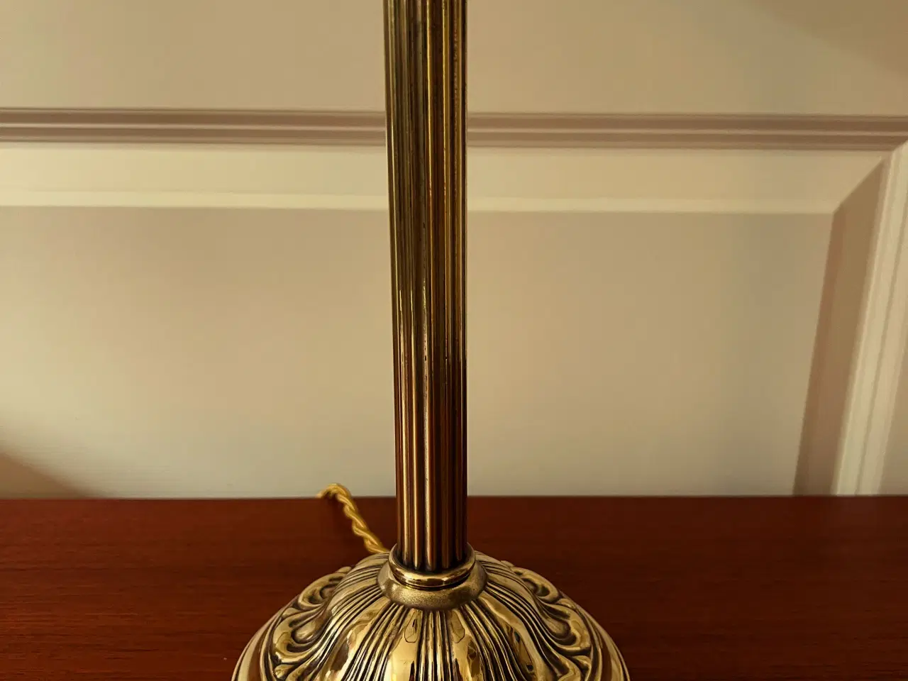 Billede 4 - Smuk gammel Strindberg messing lampe 