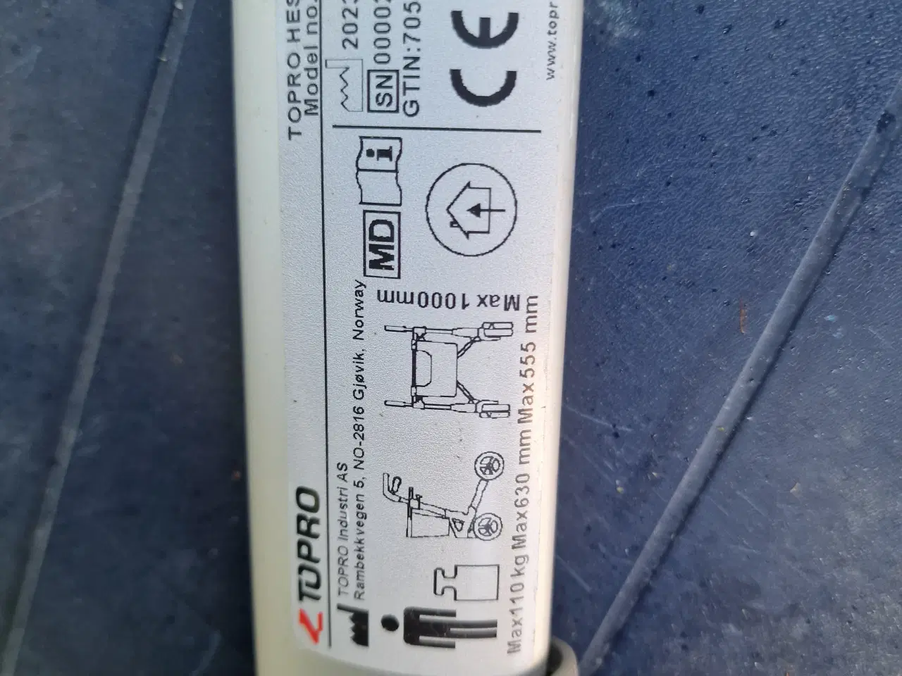 Billede 4 - Rollator TOPRO letvægts aluminium 