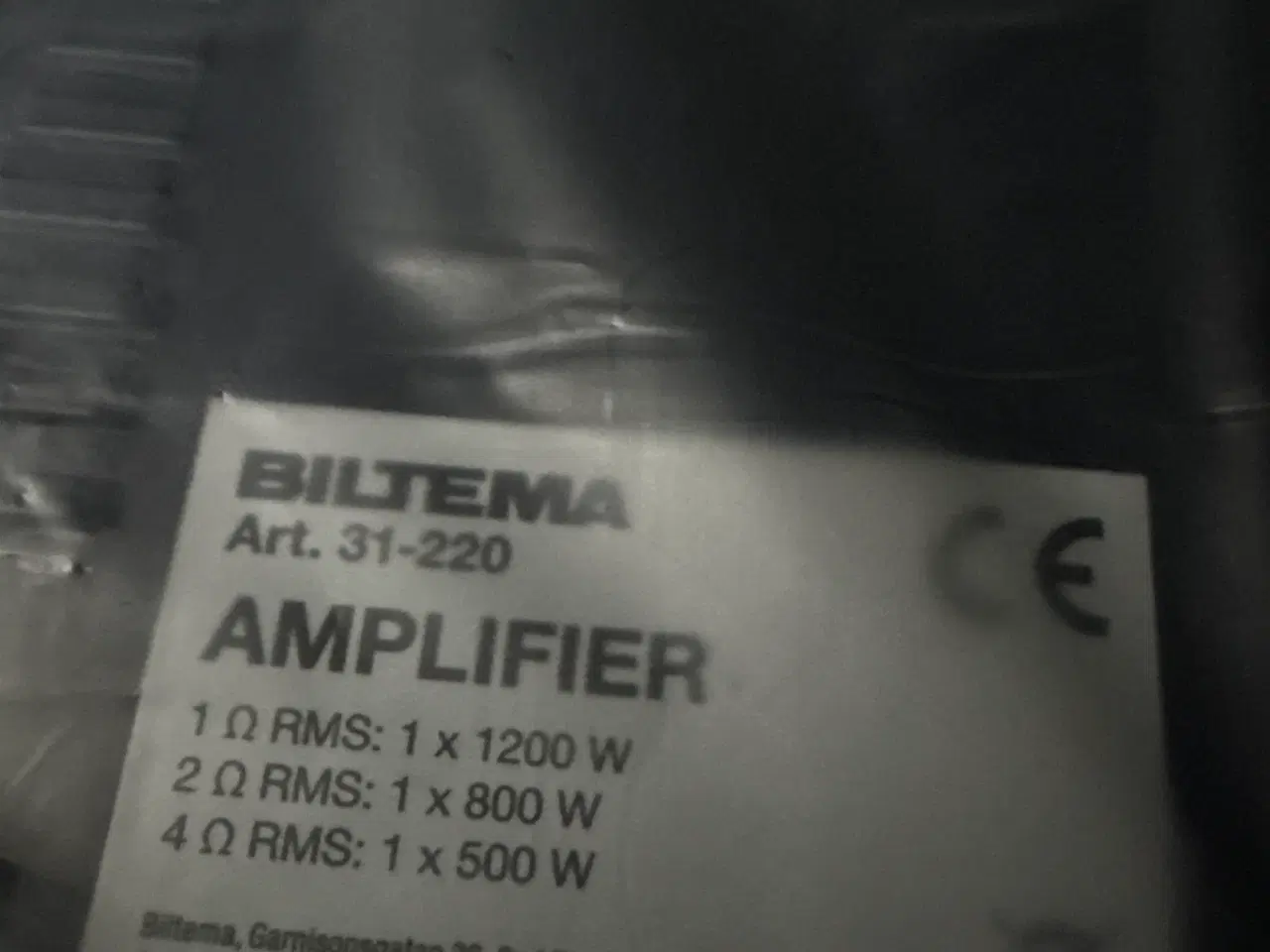 Billede 1 - Amplifier Udgangstrin, 1 kanal