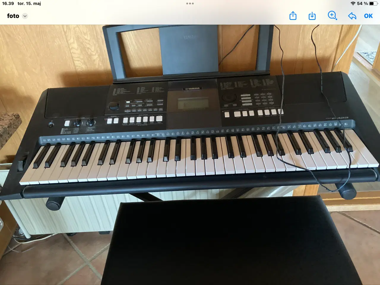 Billede 2 - Keyboard  Yamaha PSR E423  *SOM NYT*