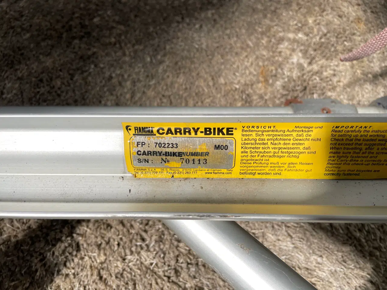 Billede 3 - Cykelholder til campingvogn