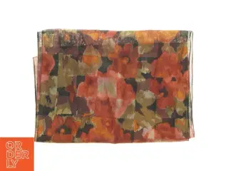 Blomstret tørklæde (str. 24,5x140 cm)