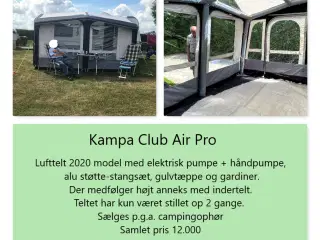 Lufttelt med anneks