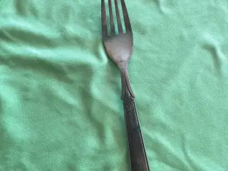 Gaffel i pletsølv 