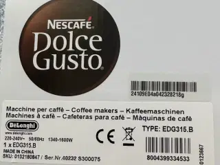 Dolce Gusto kapselmaskine